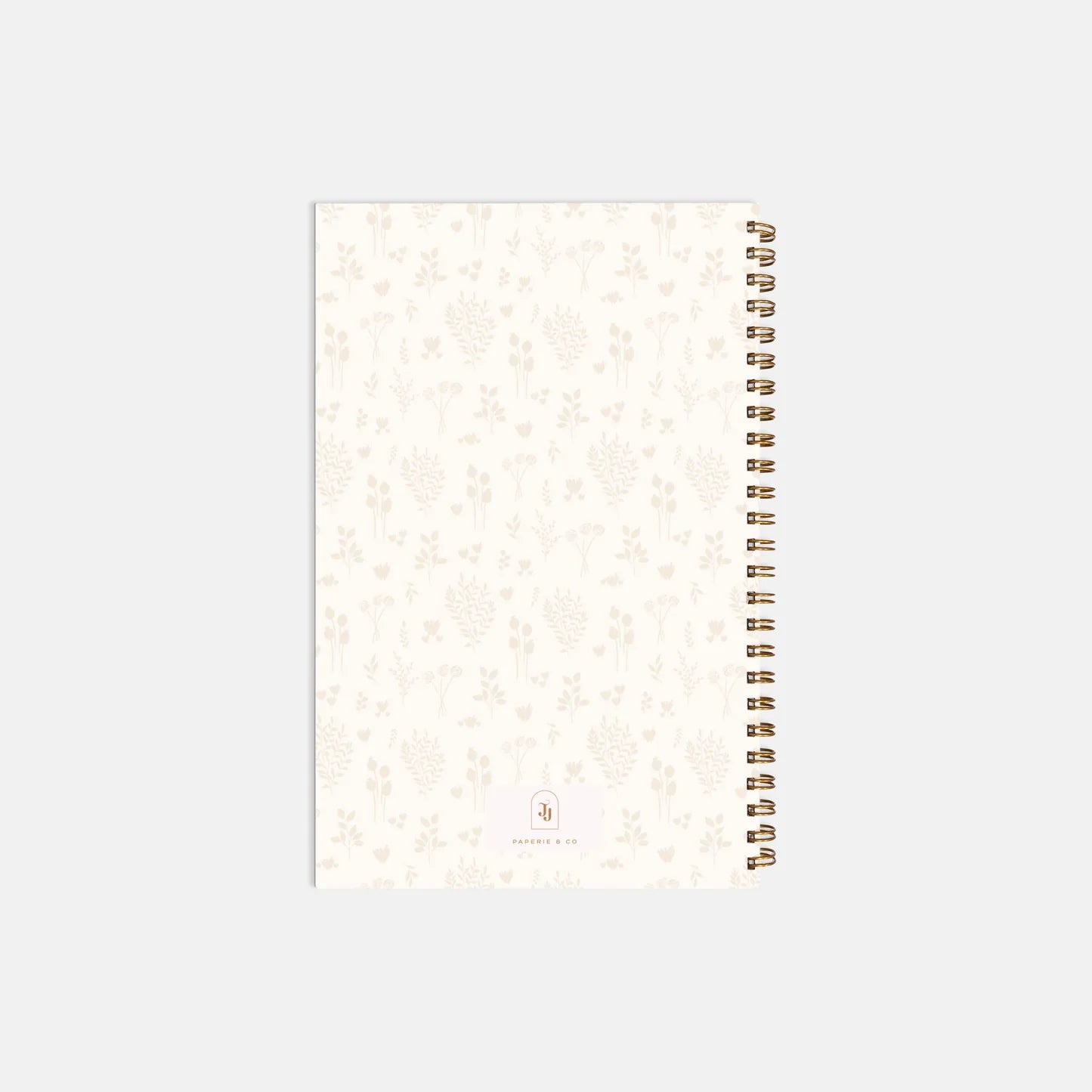 Muted Floral Notebook 5.5x8.5