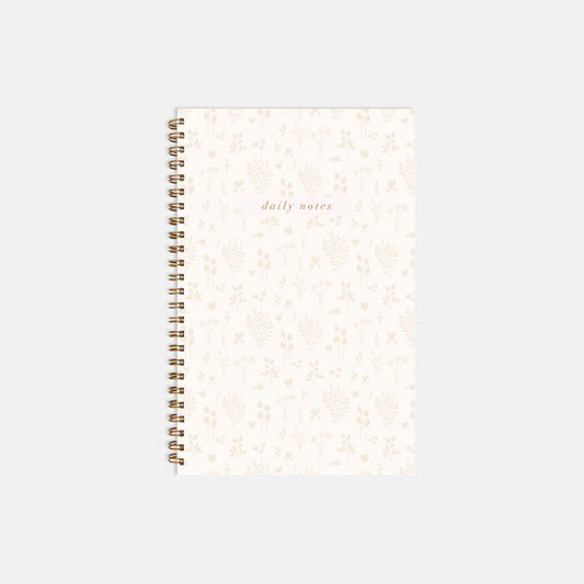 Muted Floral Notebook 5.5x8.5