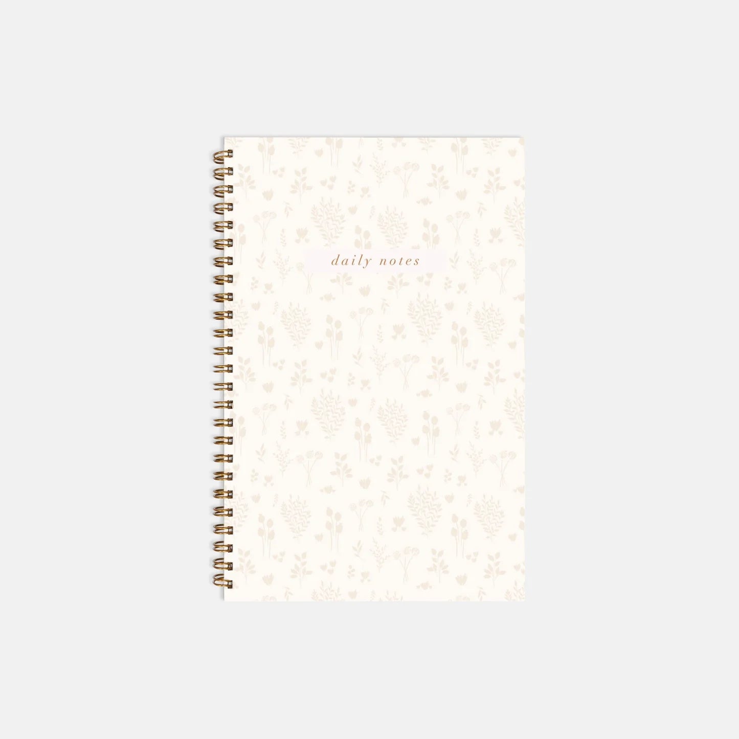 Muted Floral Notebook 5.5x8.5