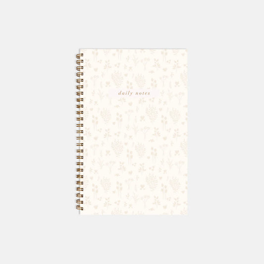 Muted Floral Notebook 5.5x8.5