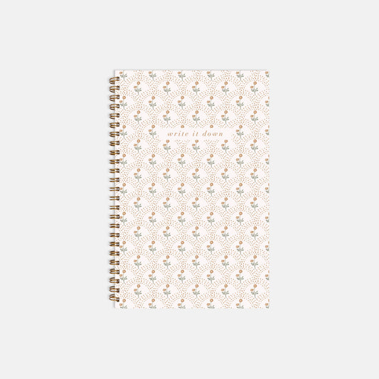 Floral Notebook 5.5x8.5