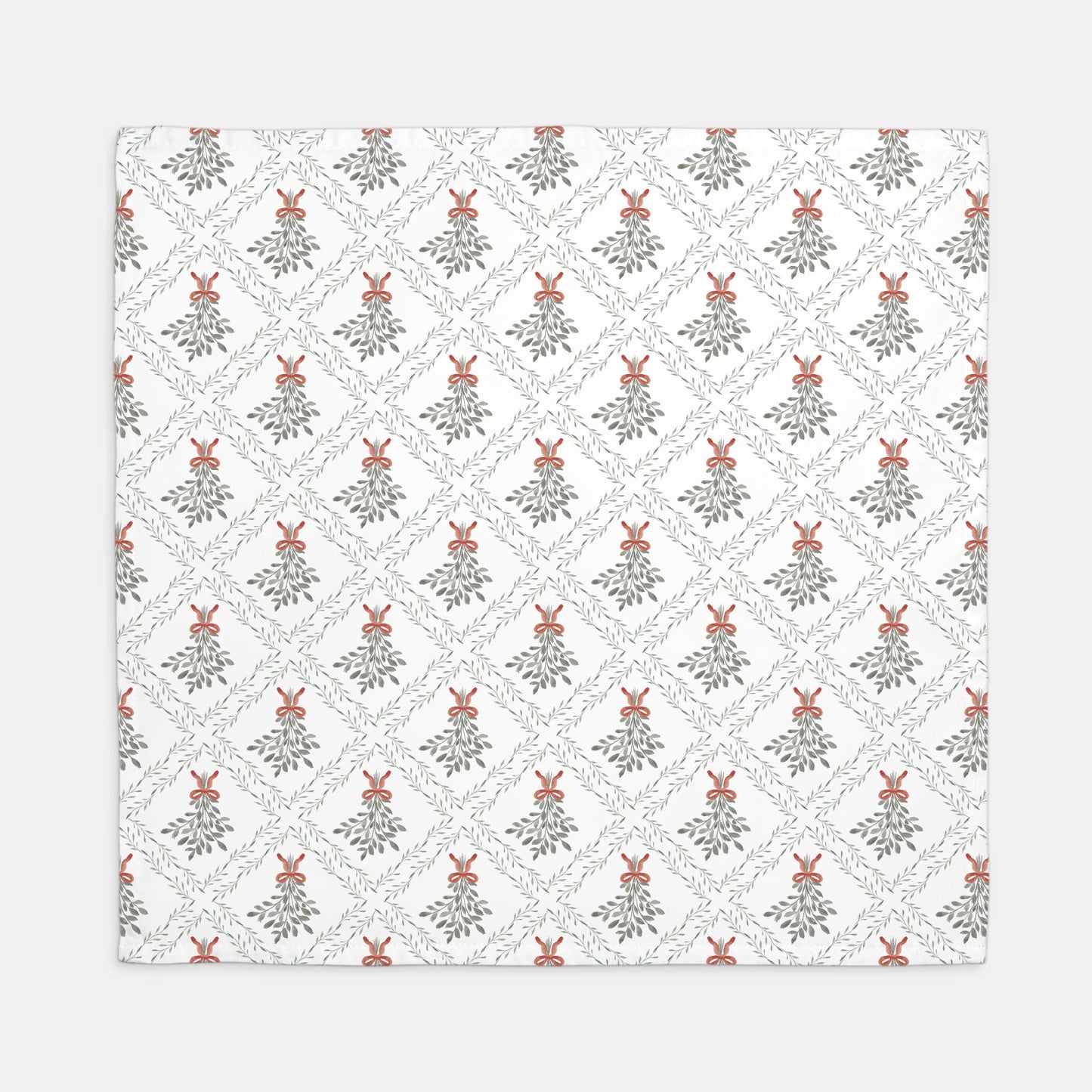 Holiday Mistletoe Napkins - Set of 4